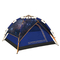 Famiglia che fa un'escursione la tenda di pop-up all'aperto di campeggio di 2 persone della spiaggia di Oxford