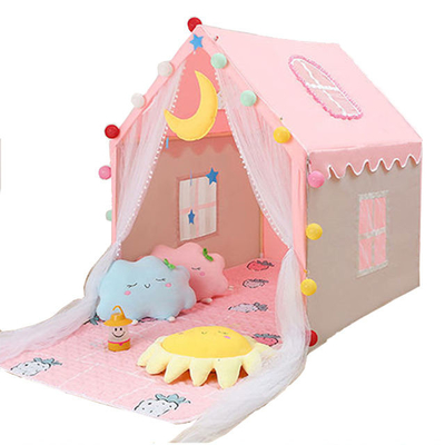 Luci su misura di principessa Castle Tent With del bambino della tenda 110CM di Logo Girls Playhouse Outdoor Camping